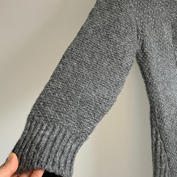 Stella McCartney Charcoal Long Sleeve wool knot Dress size 40 luxurious - Picture 4 of 10